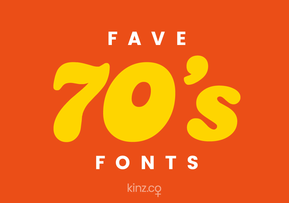 My Favorite 70’s Fonts